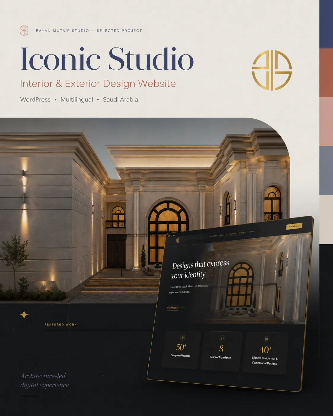 Iconic Studio architecture website project