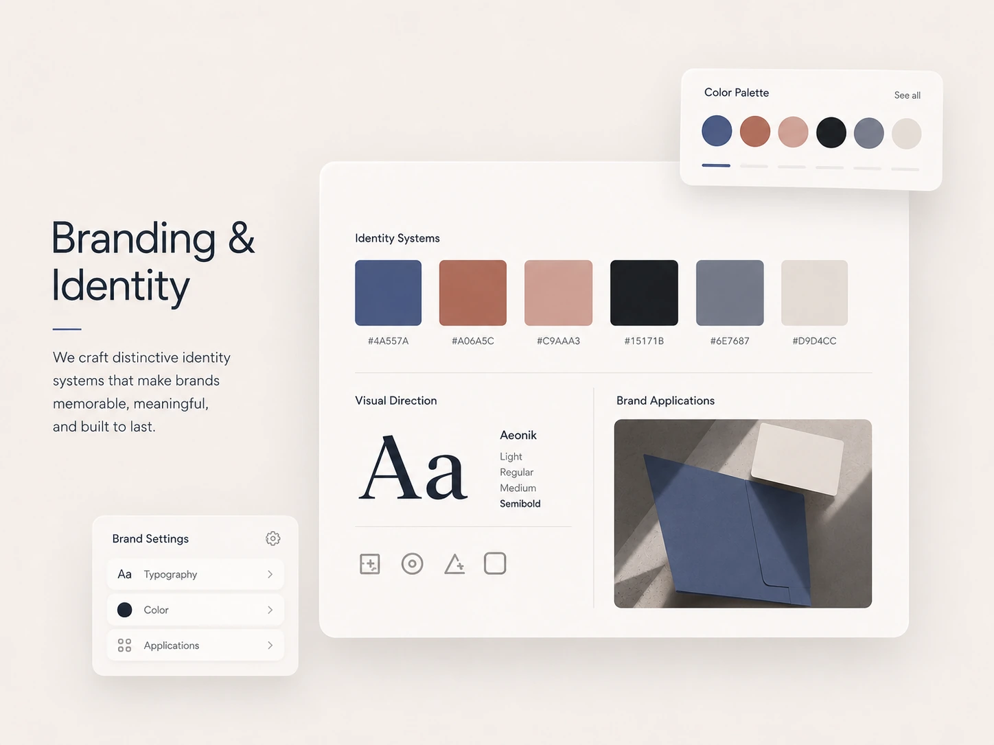 Branding and visual identity